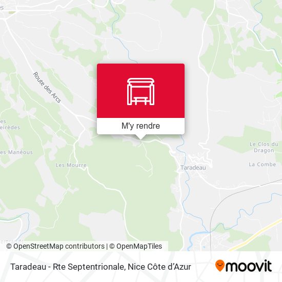Taradeau - Rte Septentrionale plan