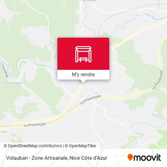 Vidauban - Zone Artisanale plan