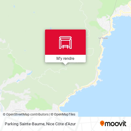 Parking Sainte-Baume plan