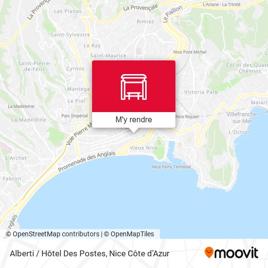 Alberti / Hôtel Des Postes plan