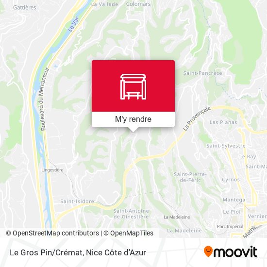 Le Gros Pin/Crémat plan
