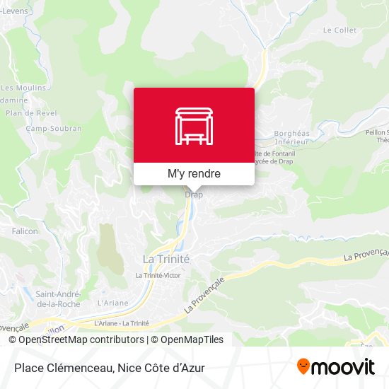 Place Clémenceau plan