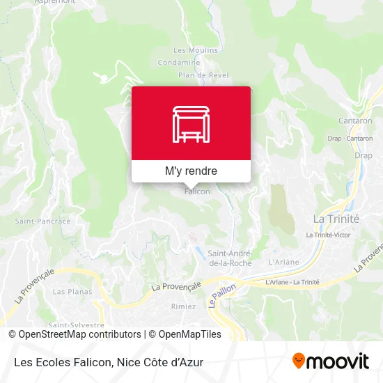 Les Ecoles Falicon plan