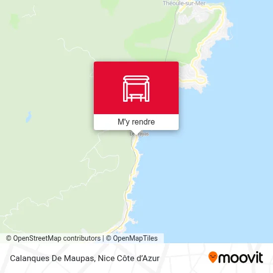 Calanques De Maupas plan