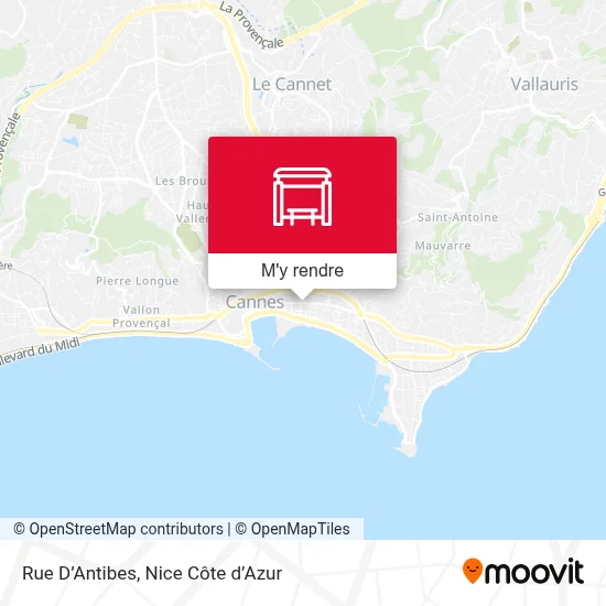 Rue D’Antibes plan
