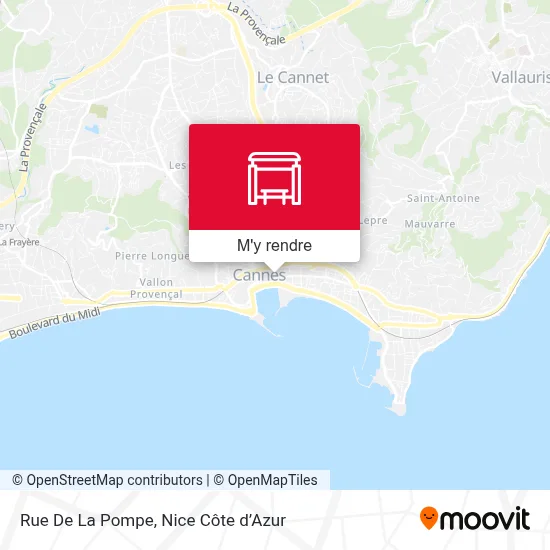 Rue De La Pompe plan