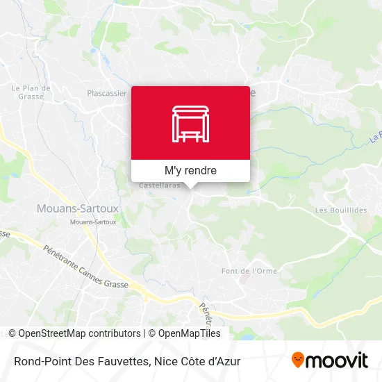 Rond-Point Des Fauvettes plan