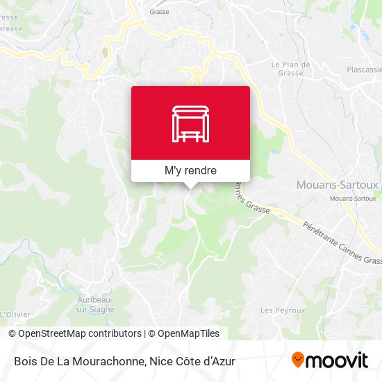 Bois De La Mourachonne plan