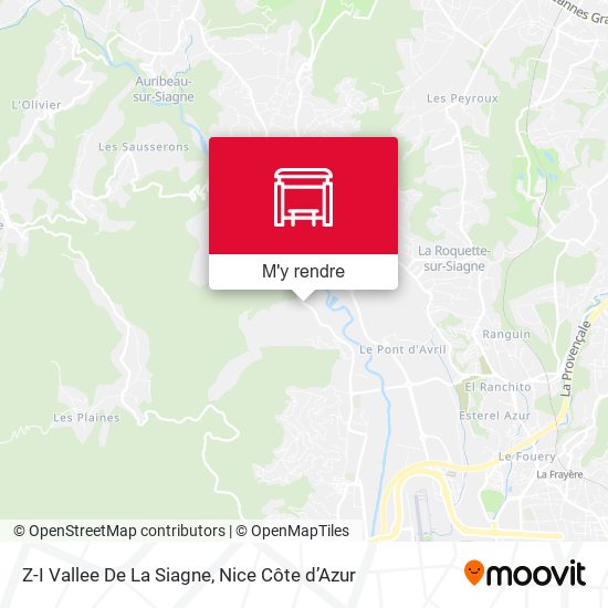 Z-I Vallee De La Siagne plan
