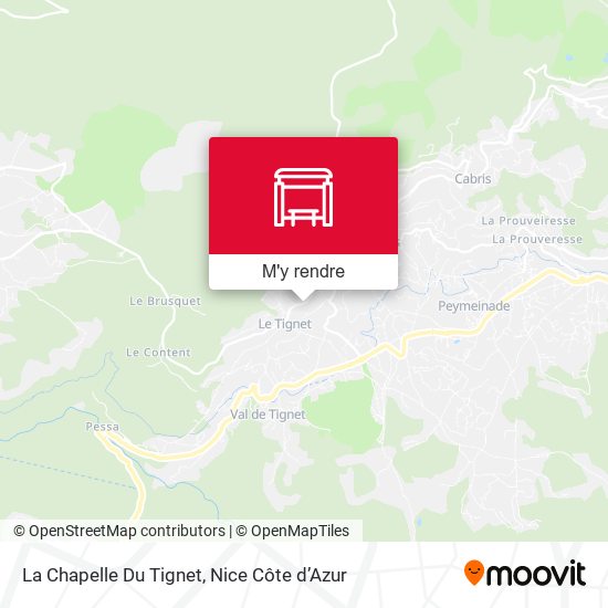 La Chapelle Du Tignet plan