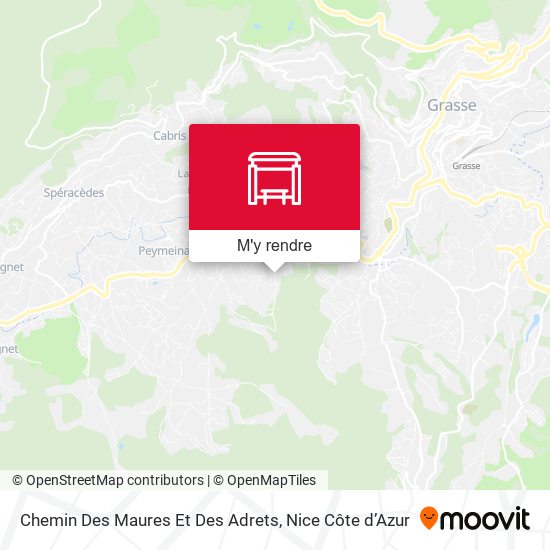 Chemin Des Maures Et Des Adrets plan