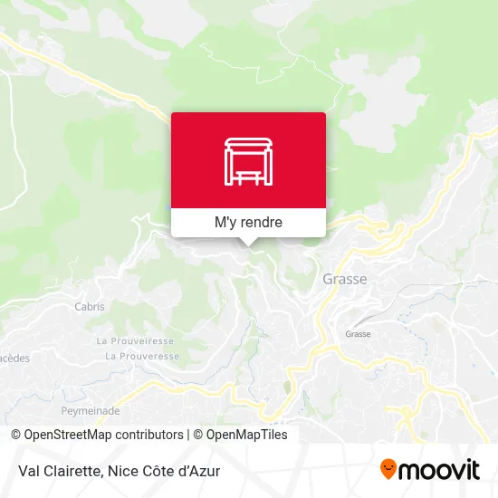 Val Clairette plan