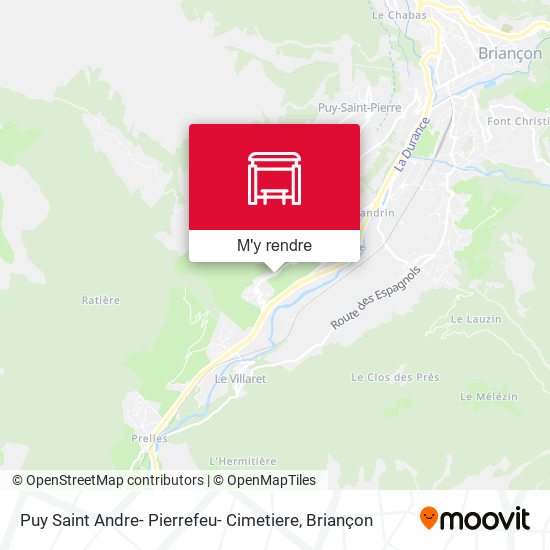 Puy Saint Andre- Pierrefeu- Cimetiere plan