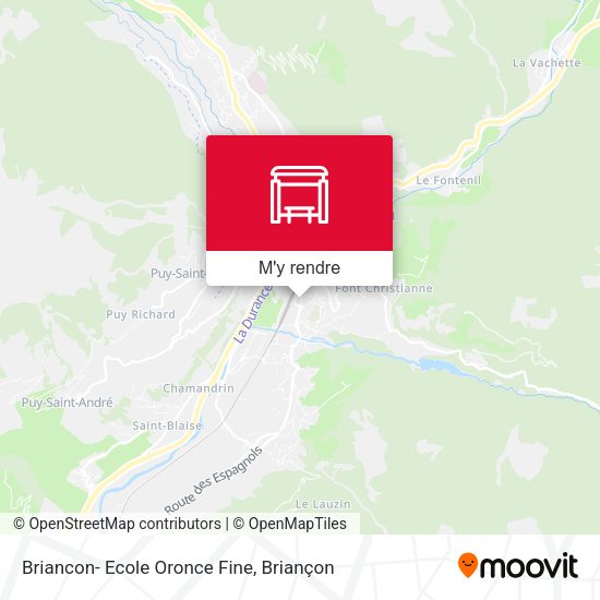 Briancon- Ecole Oronce Fine plan