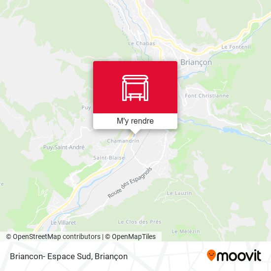 Briancon- Espace Sud plan