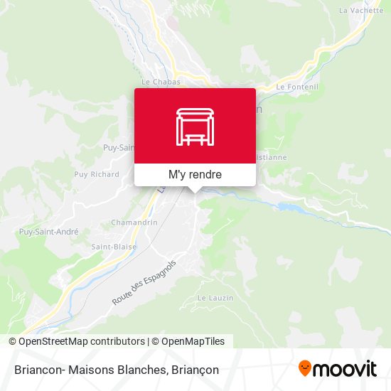 Briancon- Maisons Blanches plan