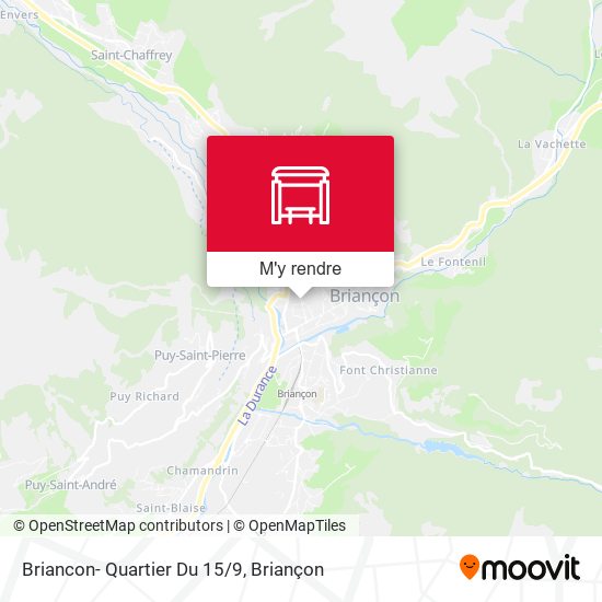 Briancon- Quartier Du 15/9 plan