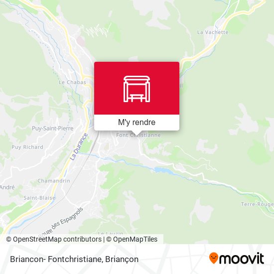 Briancon- Fontchristiane plan