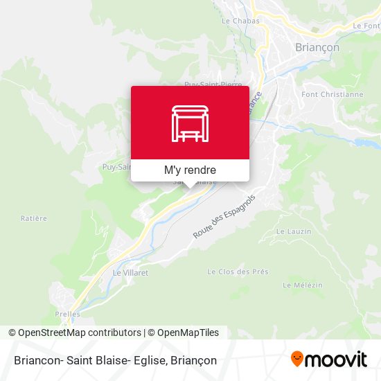Briancon- Saint Blaise- Eglise plan