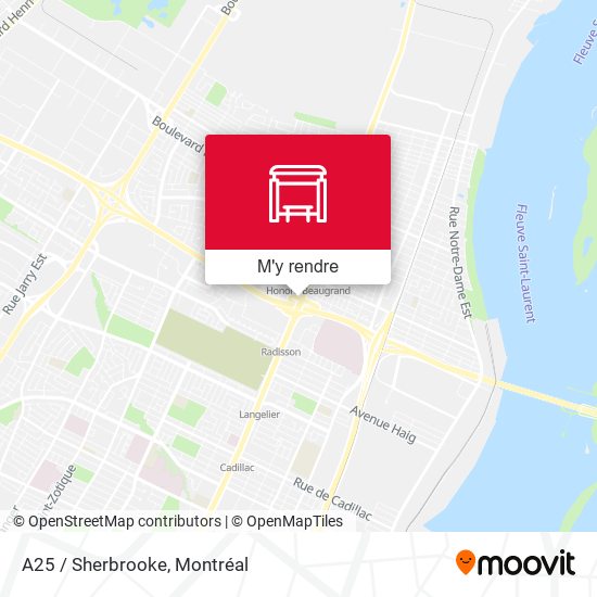 A25 / Sherbrooke plan