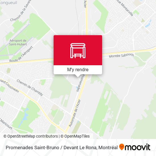 Promenades Saint-Bruno / Devant Le Rona plan