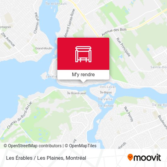 Les Érables / Les Plaines plan