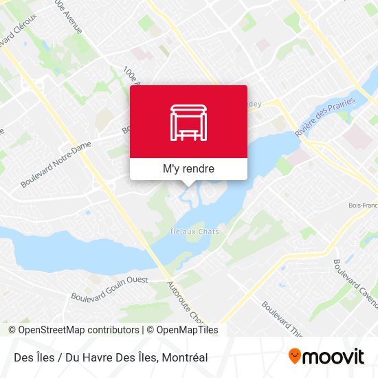 Des Îles / Du Havre Des  Îles plan