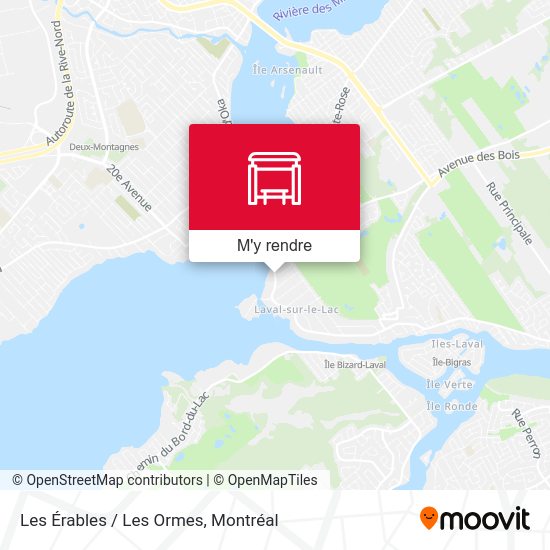 Les Érables / Les Ormes plan