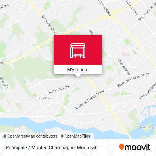 Principale / Montée Champagne plan