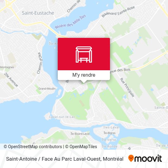 Saint-Antoine / Face Au Parc Laval-Ouest plan