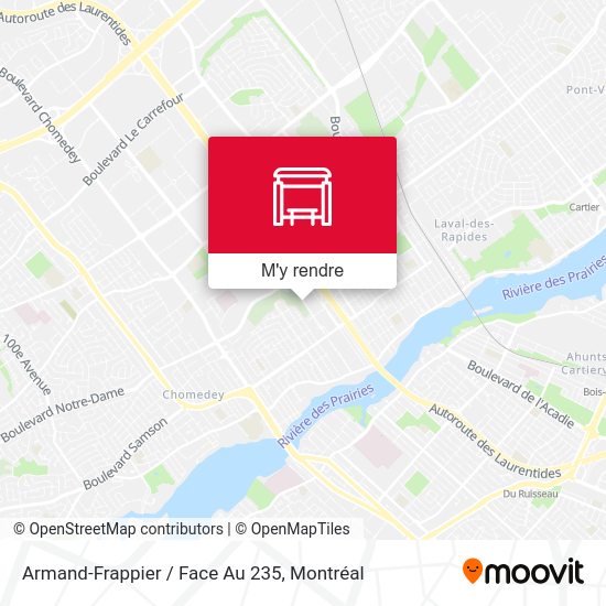 Armand-Frappier / Face Au 235 plan