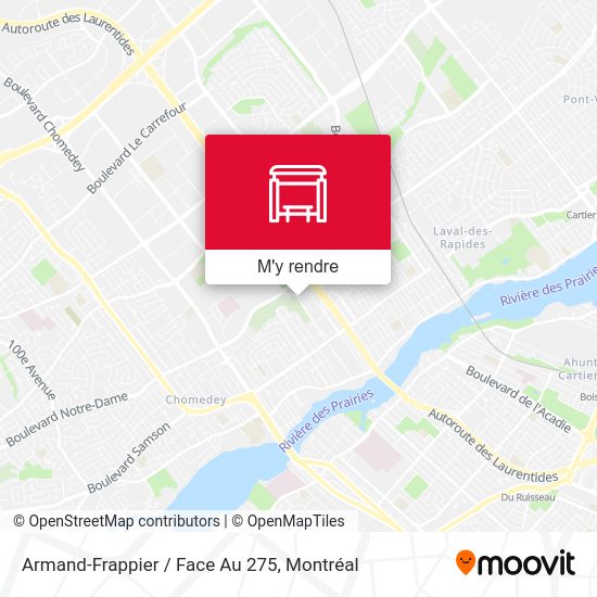 Armand-Frappier / Face Au 275 plan