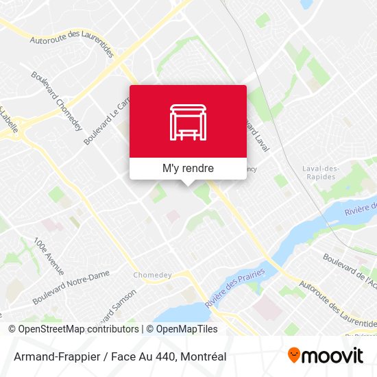 Armand-Frappier / Face Au 440 plan