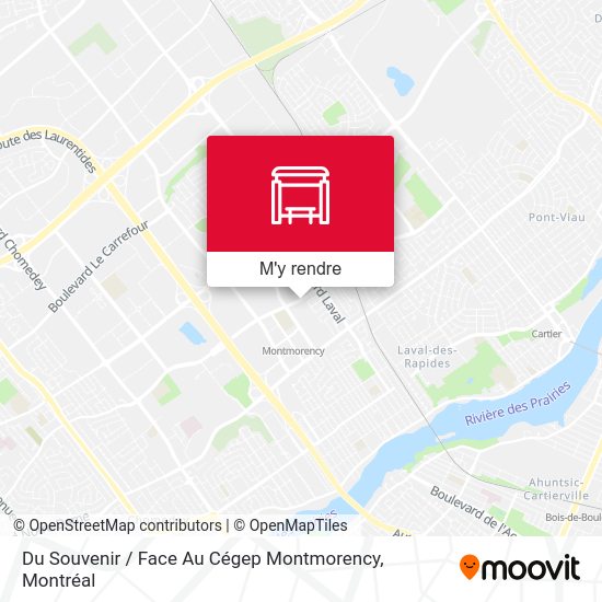 Du Souvenir / Face Au Cégep Montmorency plan