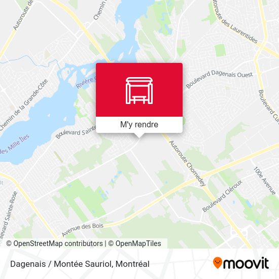 Dagenais / Montée Sauriol plan