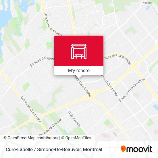 Curé-Labelle / Simone-De-Beauvoir plan