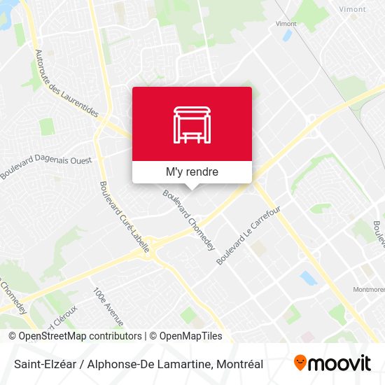 Saint-Elzéar / Alphonse-De Lamartine plan