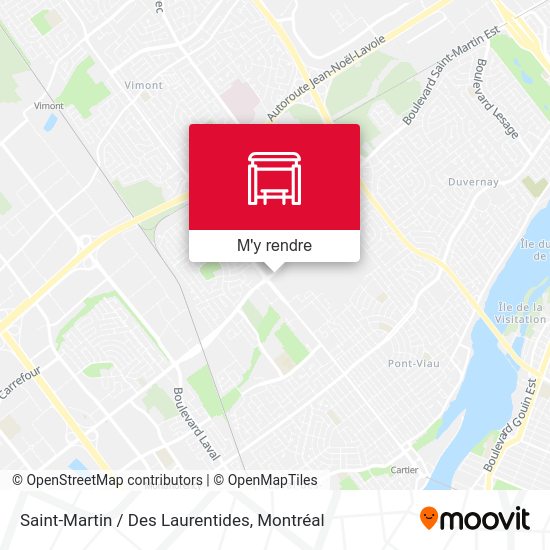 Saint-Martin / Des Laurentides plan