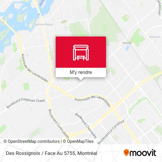 Des Rossignols / Face Au 5755 plan