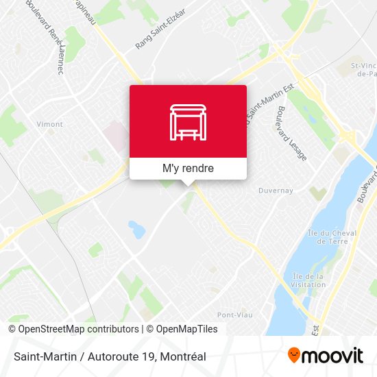 Saint-Martin / Autoroute 19 plan