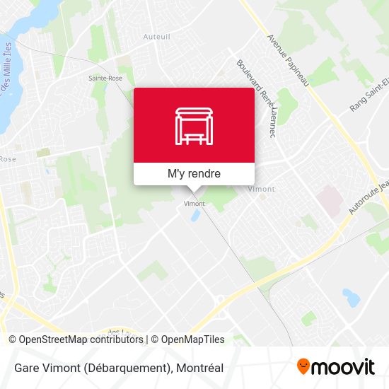 Gare Vimont (Débarquement) plan
