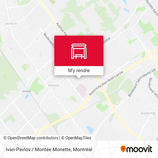Ivan-Pavlov / Montée Monette plan