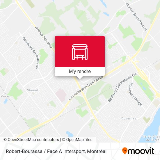 Robert-Bourassa / Face À Intersport plan