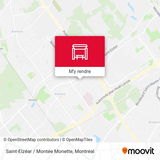 Saint-Elzéar / Montée Monette plan