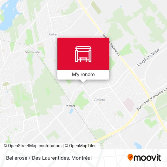 Bellerose / Des Laurentides plan