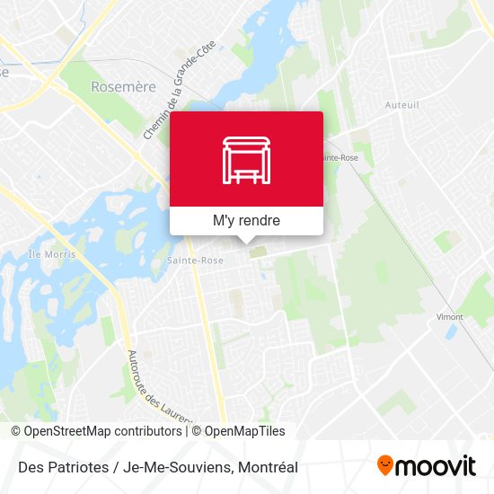 Des Patriotes / Je-Me-Souviens plan