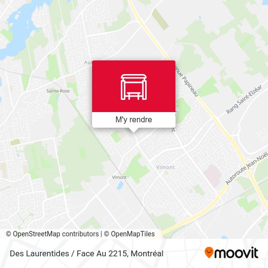 Des Laurentides / Face Au 2215 plan