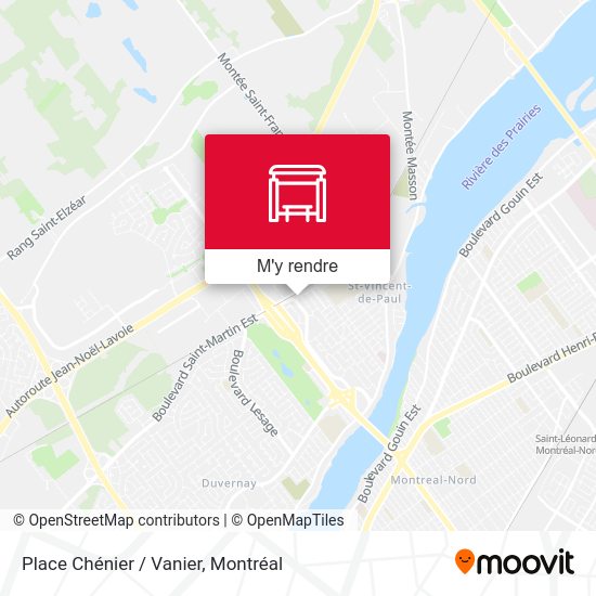 Place Chénier / Vanier plan