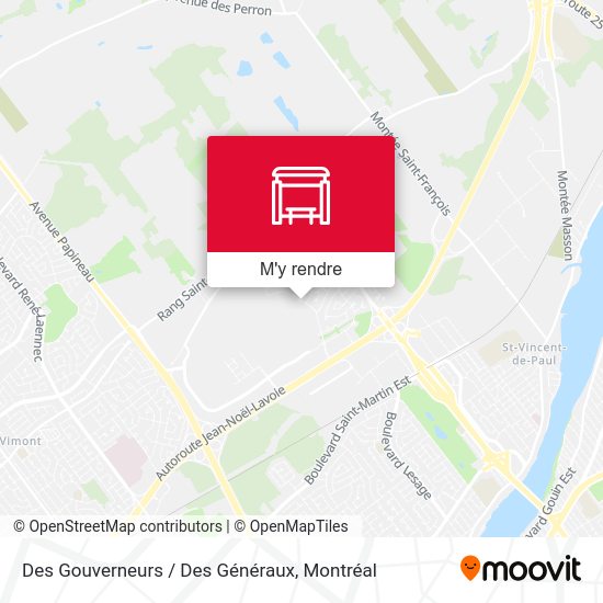 Des Gouverneurs / Des Généraux plan