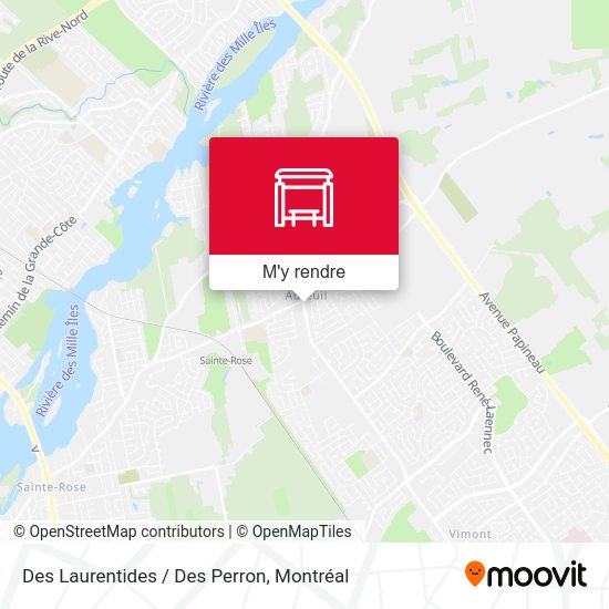 Des Laurentides / Des Perron plan
